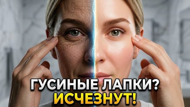 *ГУСИНЫЕ ЛАПКИ ИСЧЕЗНУТ* если делать этот массаж каждый день // Убираем круги и морщины под глазами