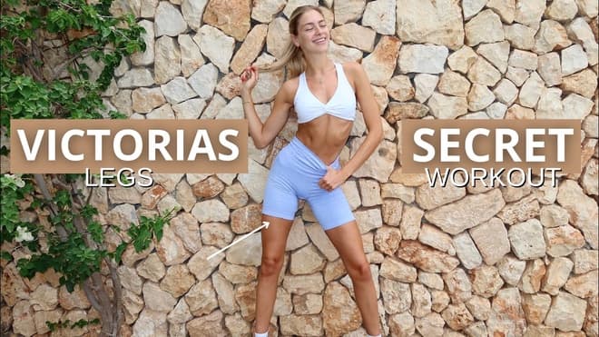 10-минутная тренировка для ног в стиле Victoria’s Secret | Стройные и подтянутые бедра